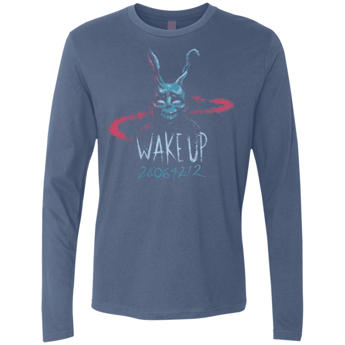 T-Shirts Indigo / Small Wake up 28064212 Men's Premium Long Sleeve