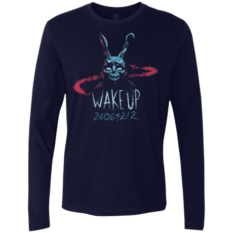 T-Shirts Midnight Navy / Small Wake up 28064212 Men's Premium Long Sleeve