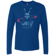T-Shirts Royal / Small Wake up 28064212 Men's Premium Long Sleeve