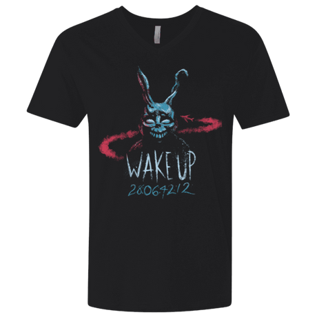 T-Shirts Black / X-Small Wake up 28064212 Men's Premium V-Neck