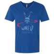 T-Shirts Royal / X-Small Wake up 28064212 Men's Premium V-Neck