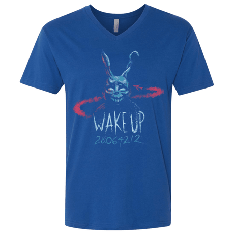 T-Shirts Royal / X-Small Wake up 28064212 Men's Premium V-Neck