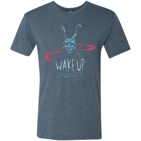 T-Shirts Indigo / Small Wake up 28064212 Men's Triblend T-Shirt