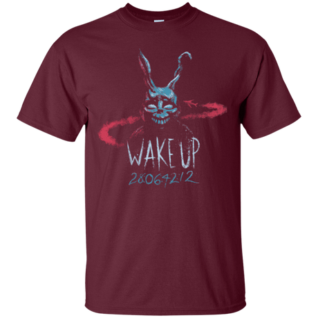 T-Shirts Maroon / Small Wake up 28064212 T-Shirt