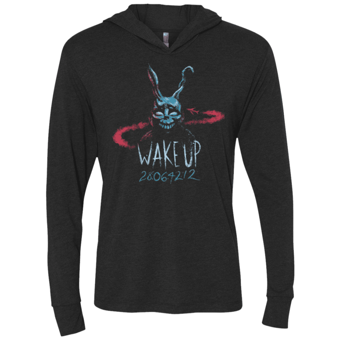 T-Shirts Vintage Black / X-Small Wake up 28064212 Triblend Long Sleeve Hoodie Tee