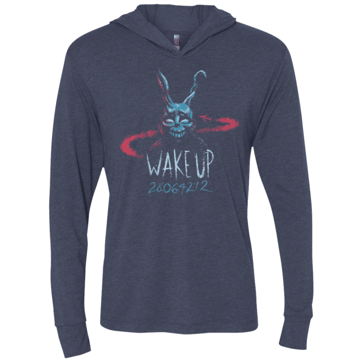 T-Shirts Vintage Navy / X-Small Wake up 28064212 Triblend Long Sleeve Hoodie Tee