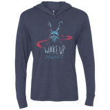 T-Shirts Vintage Navy / X-Small Wake up 28064212 Triblend Long Sleeve Hoodie Tee