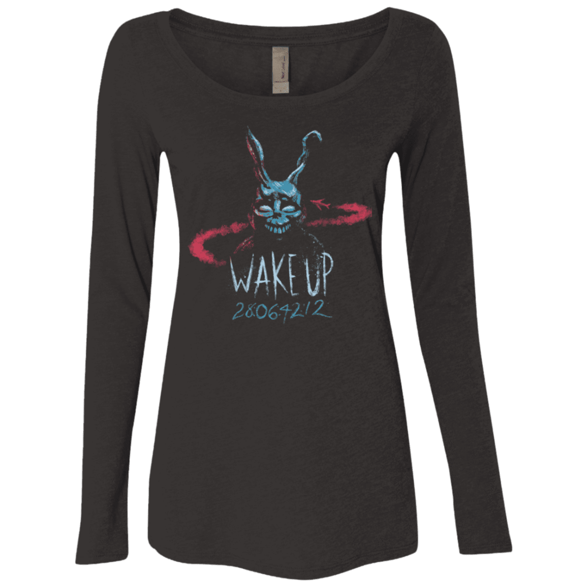 T-Shirts Vintage Black / Small Wake up 28064212 Women's Triblend Long Sleeve Shirt