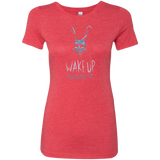 T-Shirts Vintage Red / Small Wake up 28064212 Women's Triblend T-Shirt