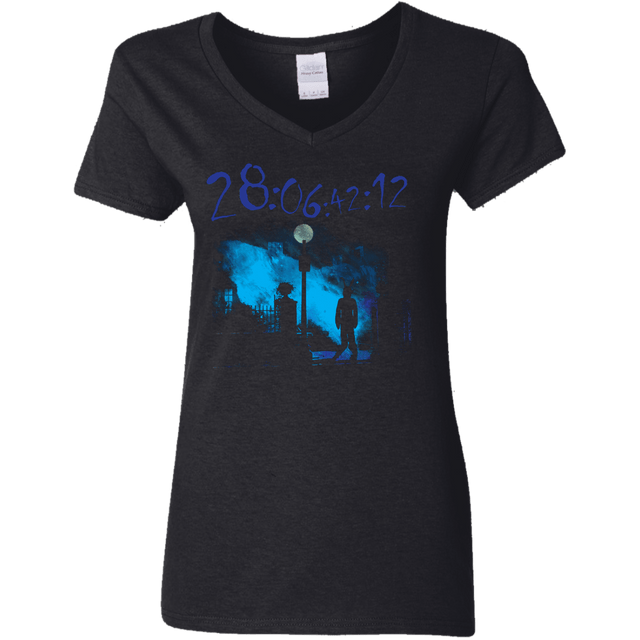 T-Shirts Black / S Wake Up Donnie Women's V-Neck T-Shirt