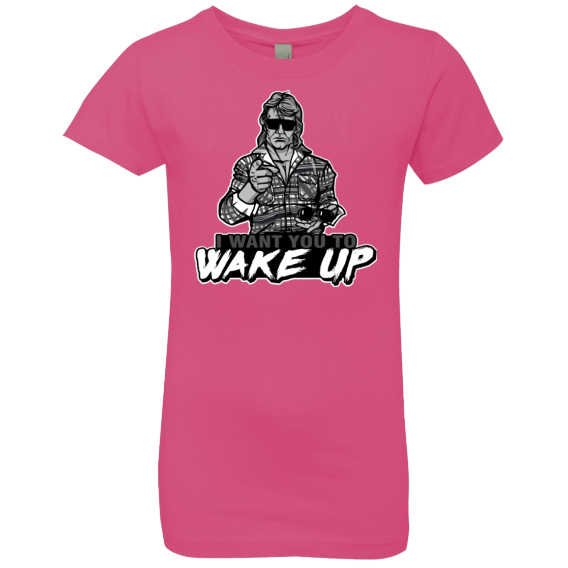 T-Shirts Hot Pink / YXS Wake Up Girls Premium T-Shirt