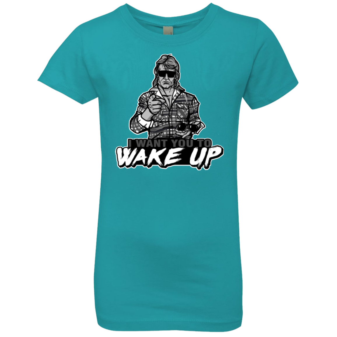 T-Shirts Tahiti Blue / YXS Wake Up Girls Premium T-Shirt