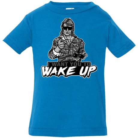 T-Shirts Cobalt / 6 Months Wake Up Infant PremiumT-Shirt