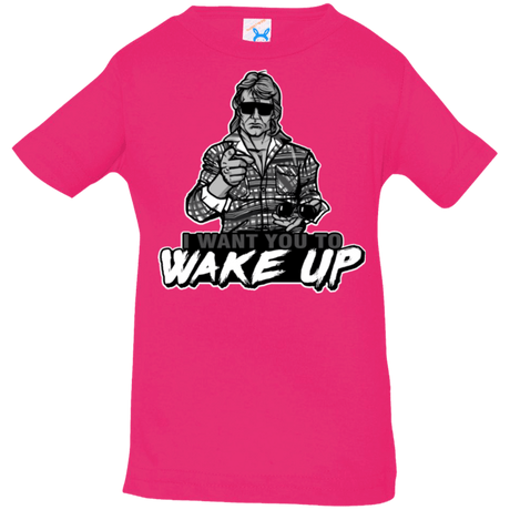 T-Shirts Hot Pink / 6 Months Wake Up Infant PremiumT-Shirt
