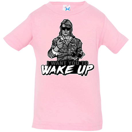 T-Shirts Pink / 6 Months Wake Up Infant PremiumT-Shirt