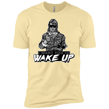 T-Shirts Banana Cream / X-Small Wake Up Men's Premium T-Shirt