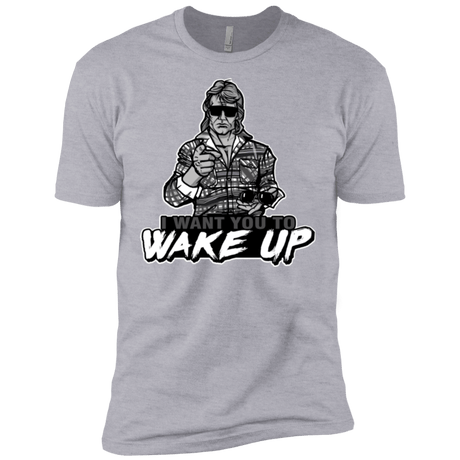 T-Shirts Heather Grey / X-Small Wake Up Men's Premium T-Shirt