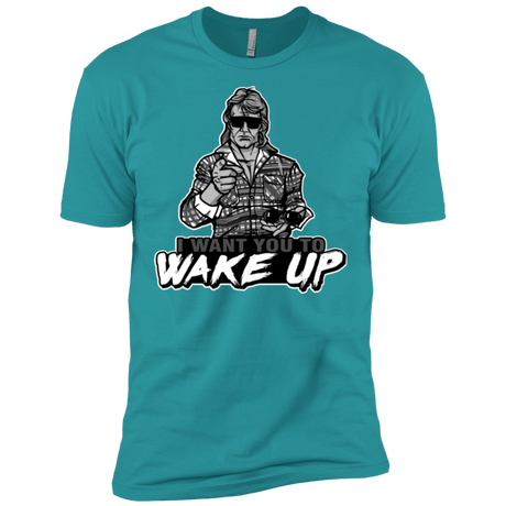T-Shirts Tahiti Blue / X-Small Wake Up Men's Premium T-Shirt