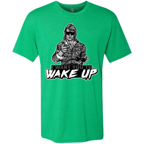T-Shirts Envy / Small Wake Up Men's Triblend T-Shirt