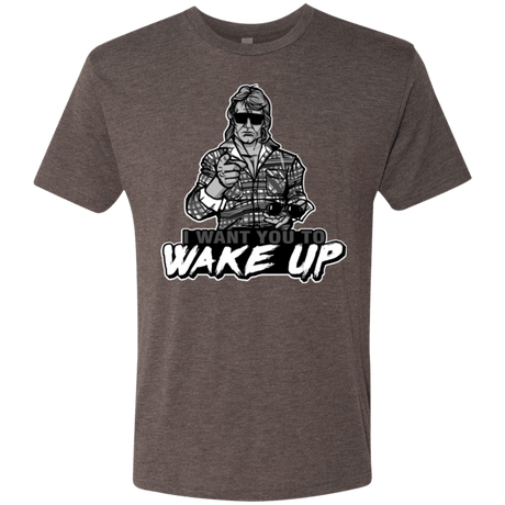 T-Shirts Macchiato / Small Wake Up Men's Triblend T-Shirt