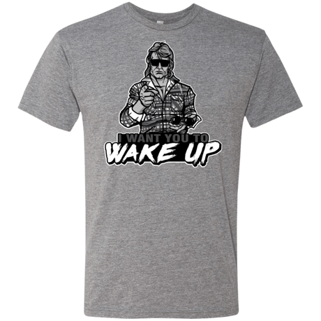 T-Shirts Premium Heather / Small Wake Up Men's Triblend T-Shirt