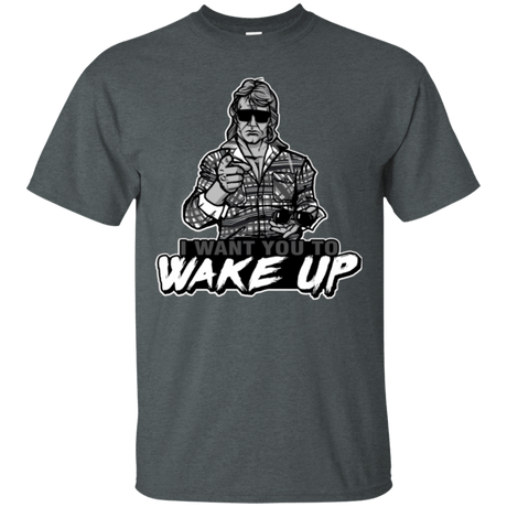 T-Shirts Dark Heather / Small Wake Up T-Shirt