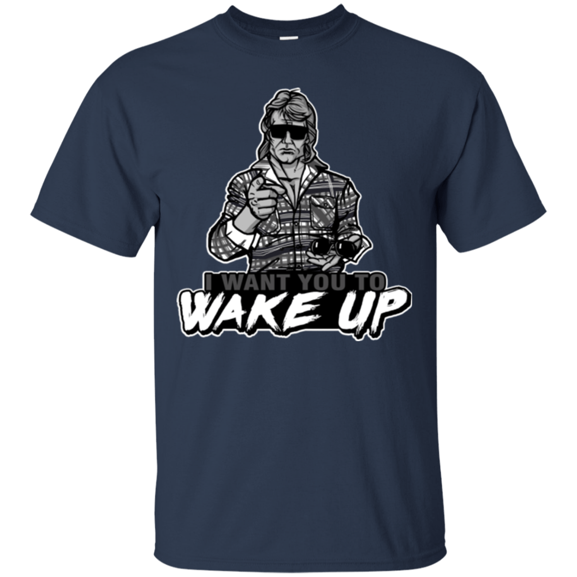T-Shirts Navy / Small Wake Up T-Shirt