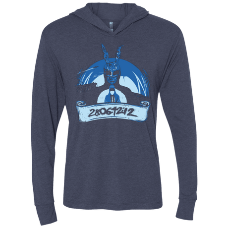 T-Shirts Vintage Navy / X-Small Wake Up Triblend Long Sleeve Hoodie Tee