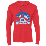 T-Shirts Vintage Red / X-Small Wake Up Triblend Long Sleeve Hoodie Tee