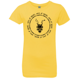 T-Shirts Vibrant Yellow / YXS Wake up Wimido Girls Premium T-Shirt
