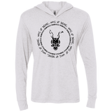 T-Shirts Heather White / X-Small Wake up Wimido Triblend Long Sleeve Hoodie Tee