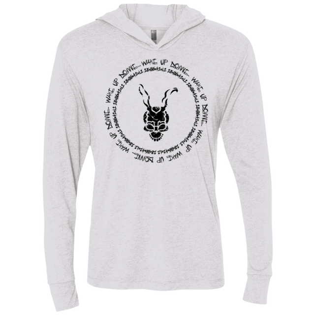 T-Shirts Heather White / X-Small Wake up Wimido Triblend Long Sleeve Hoodie Tee