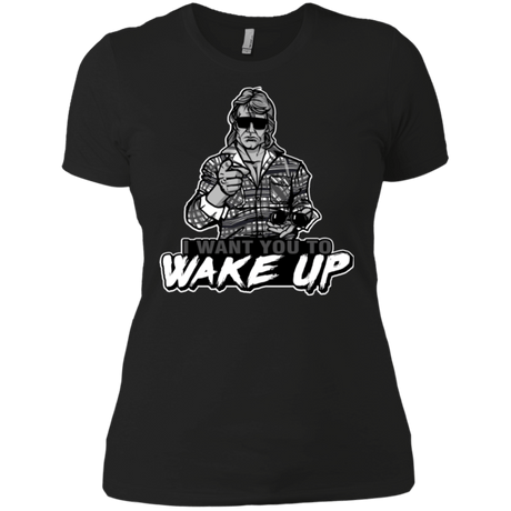T-Shirts Black / X-Small Wake Up Women's Premium T-Shirt