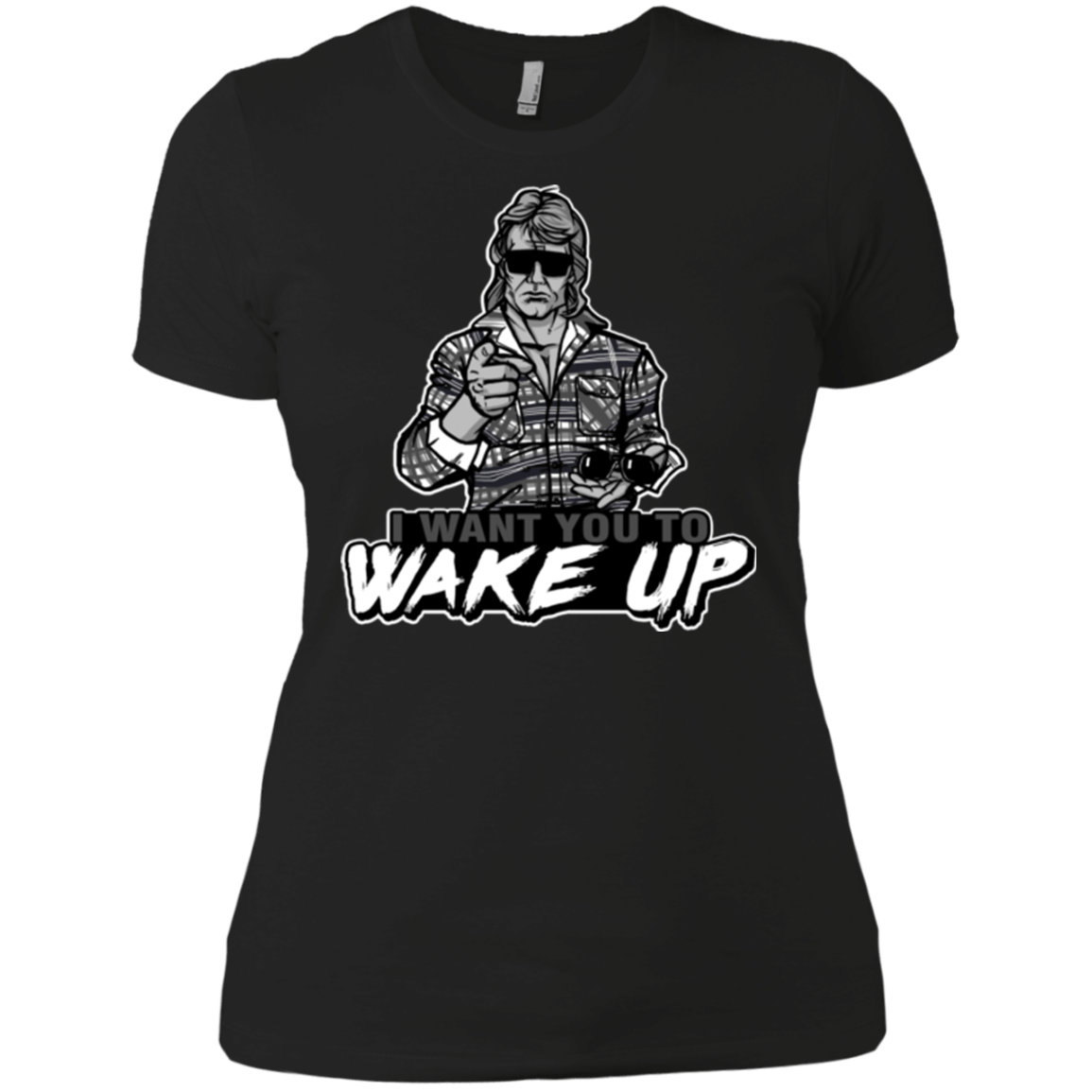 T-Shirts Black / X-Small Wake Up Women's Premium T-Shirt
