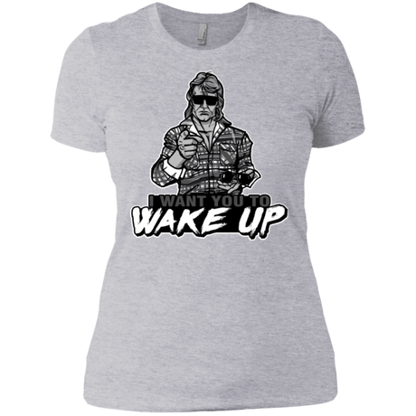 T-Shirts Heather Grey / X-Small Wake Up Women's Premium T-Shirt