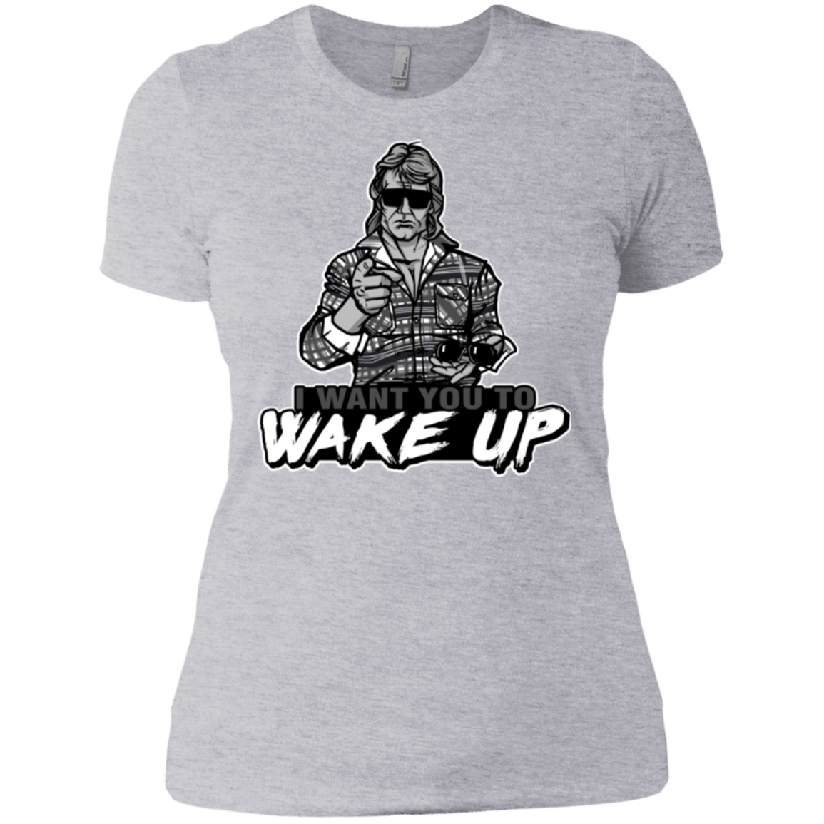 T-Shirts Heather Grey / X-Small Wake Up Women's Premium T-Shirt