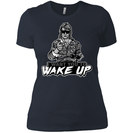 T-Shirts Indigo / X-Small Wake Up Women's Premium T-Shirt