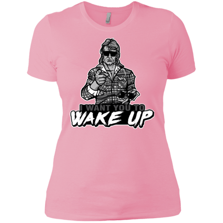 T-Shirts Light Pink / X-Small Wake Up Women's Premium T-Shirt
