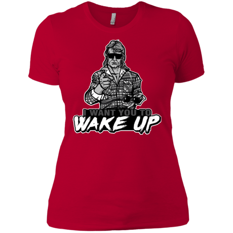 T-Shirts Red / X-Small Wake Up Women's Premium T-Shirt