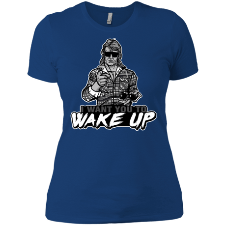 T-Shirts Royal / X-Small Wake Up Women's Premium T-Shirt