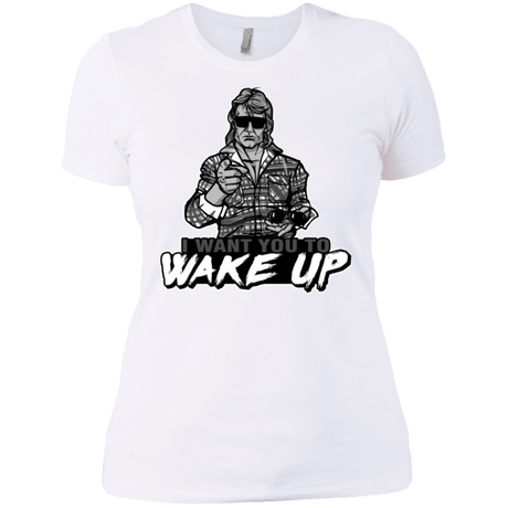 T-Shirts White / X-Small Wake Up Women's Premium T-Shirt