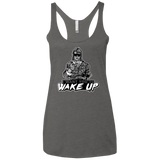T-Shirts Premium Heather / X-Small Wake Up Women's Triblend Racerback Tank