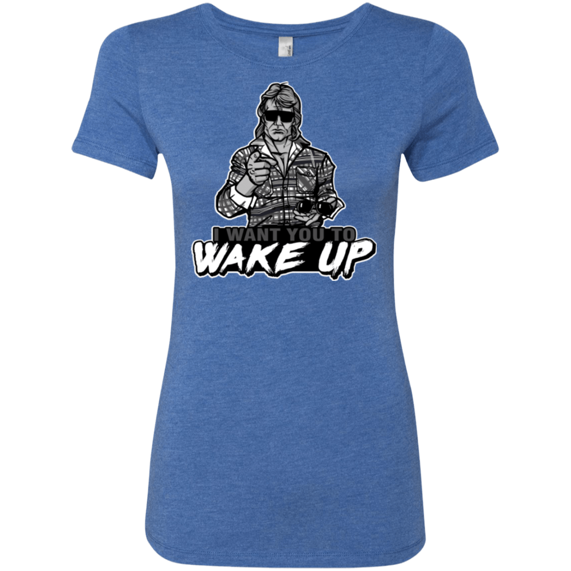 T-Shirts Vintage Royal / Small Wake Up Women's Triblend T-Shirt