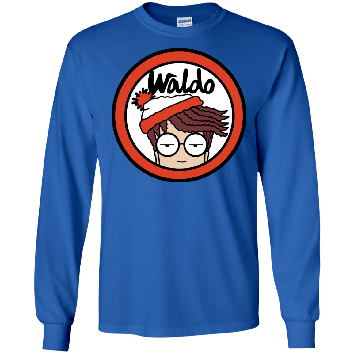 T-Shirts Royal / S Waldario Men's Long Sleeve T-Shirt