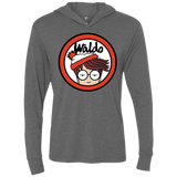 Waldario Triblend Long Sleeve Hoodie Tee