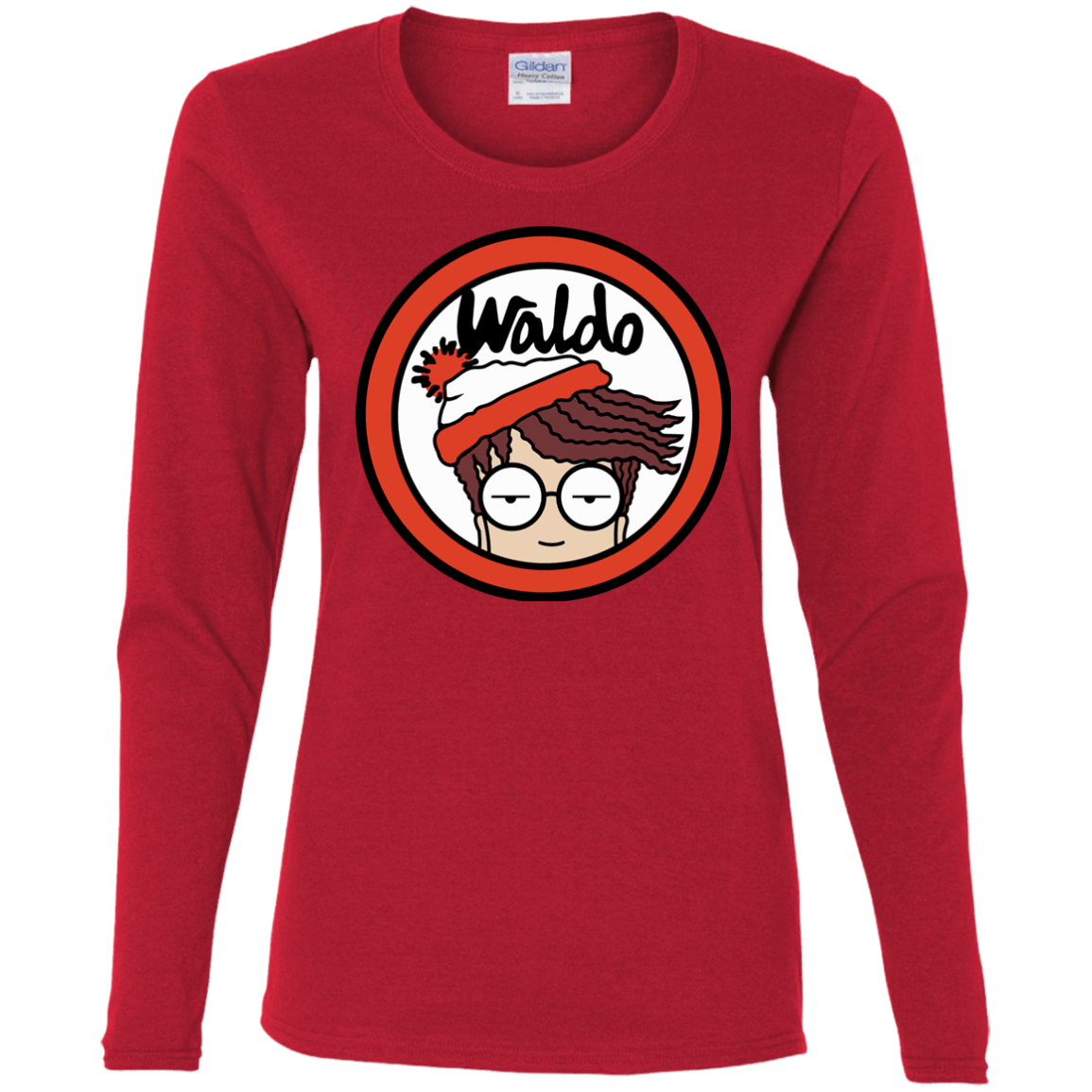 T-Shirts Red / S Waldario Women's Long Sleeve T-Shirt