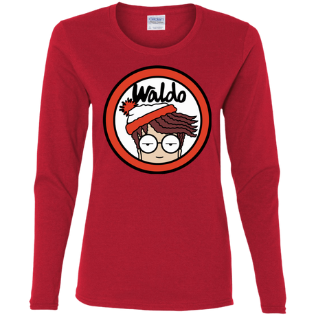 T-Shirts Red / S Waldario Women's Long Sleeve T-Shirt