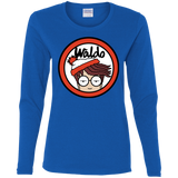 T-Shirts Royal / S Waldario Women's Long Sleeve T-Shirt