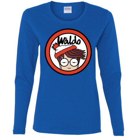 T-Shirts Royal / S Waldario Women's Long Sleeve T-Shirt