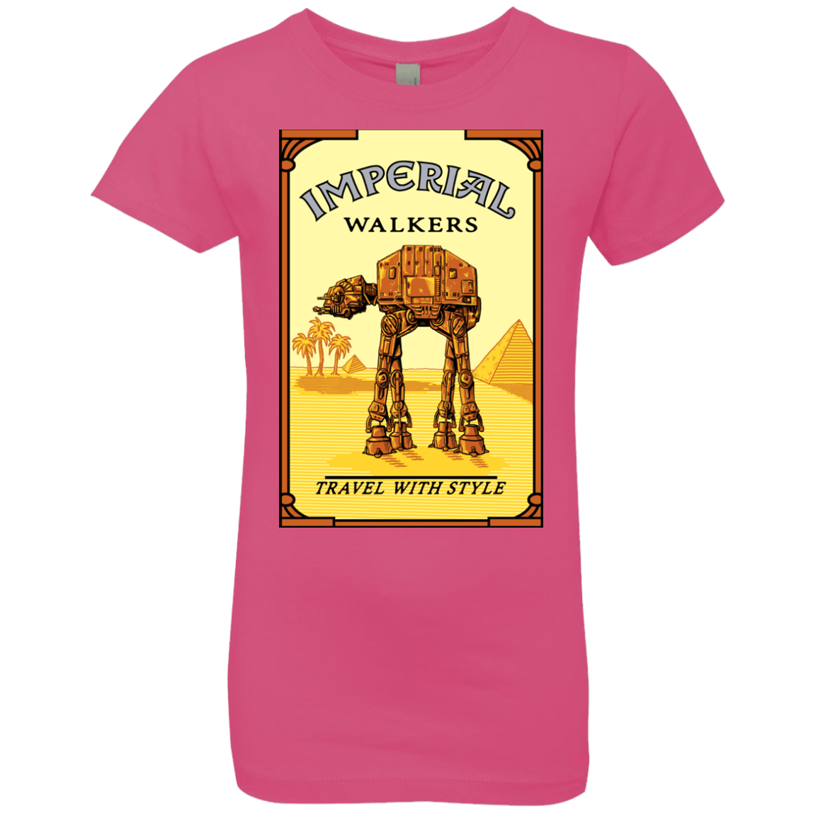 T-Shirts Hot Pink / YXS Walk Like An Egyptian Girls Premium T-Shirt